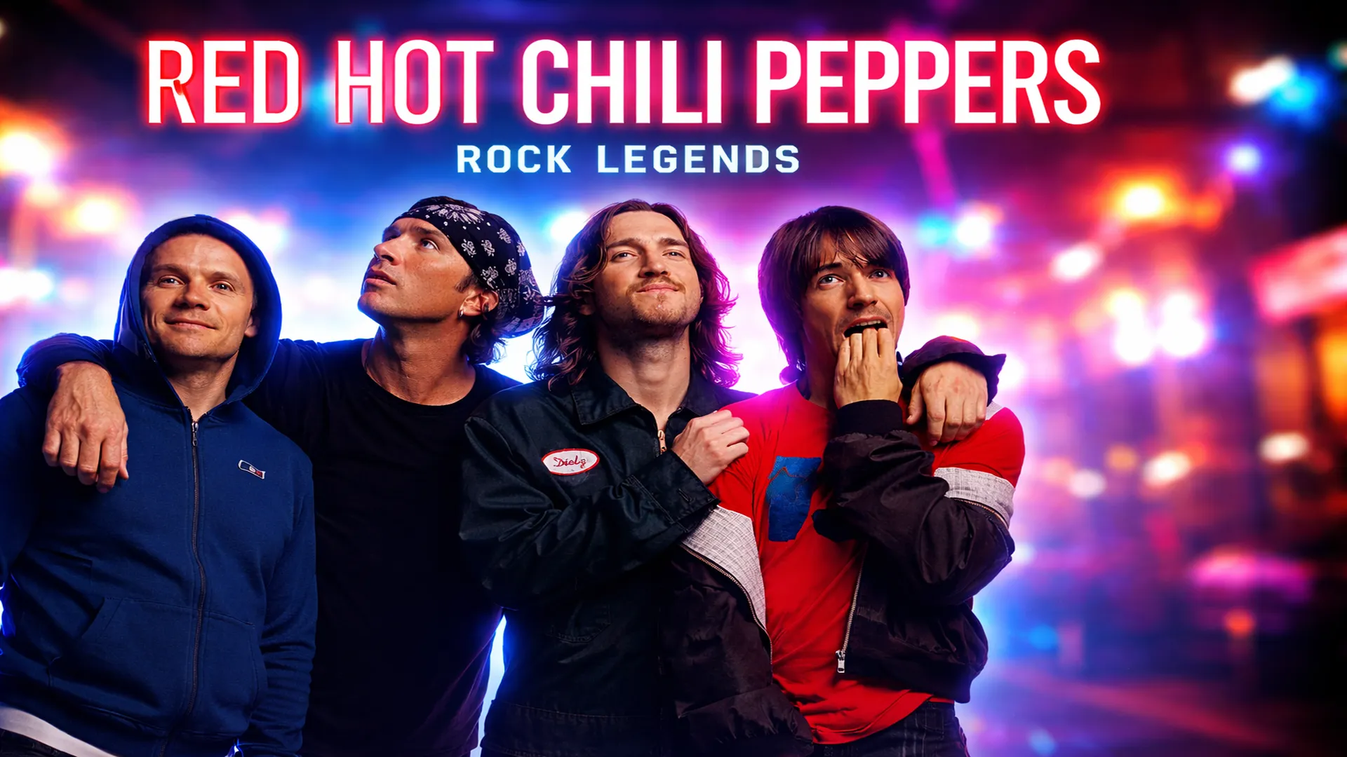 Red Hot Chili Peppers - Rock Legends - poster