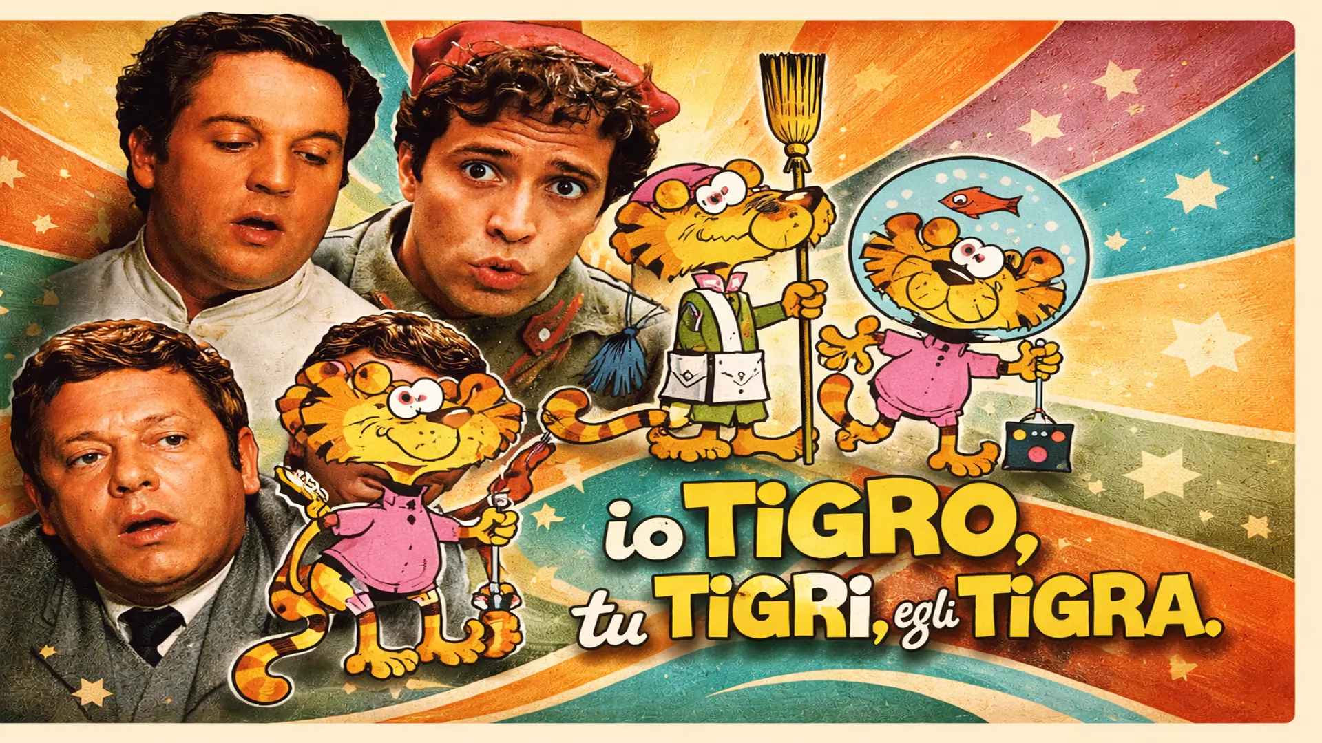 Io tigro tu tigri egli tigra - poster