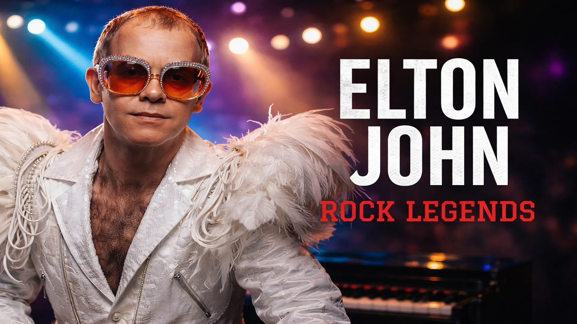 Elton John - Rock Legends - poster